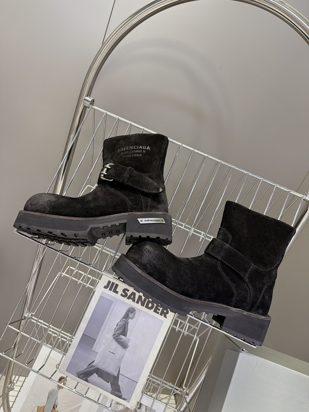男➕20 Balenciaga巴黎世家Venom Engineer Boot情侣款毒液工程师短靴 超多明星网红种草 原版