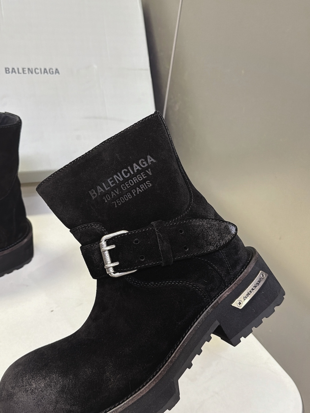 男➕20 Balenciaga巴黎世家Venom Engineer Boot情侣款毒液工程师短靴 超多明星网红种草 原版