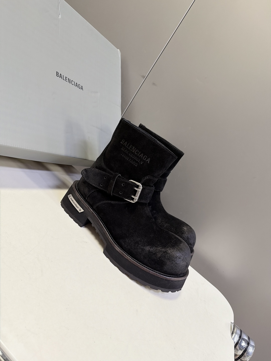 男➕20 Balenciaga巴黎世家Venom Engineer Boot情侣款毒液工程师短靴 超多明星网红种草 原版