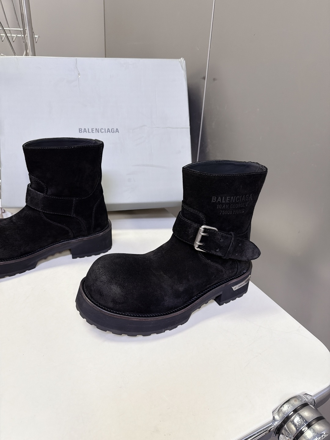 男➕20 Balenciaga巴黎世家Venom Engineer Boot情侣款毒液工程师短靴 超多明星网红种草 原版