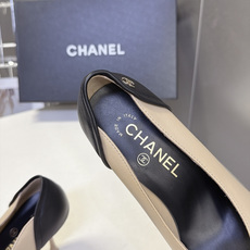 CHANEL香奈儿最新款后跟拼色尖头细跟高跟鞋 超多明星网红种草 轻奢通勤尖头单鞋 属于低调高级的职场礼服两用款鞋身纯色 CHANEL香奈儿最新款后跟拼色尖头细跟高跟鞋 超多明星网红种草 轻奢通勤尖头单鞋 属于低调高级的职场礼服两用款鞋身纯色