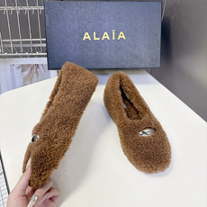 ALAÏA阿莱亚最新款泰迪羊羔毛芭蕾毛毛平底鞋 超多明星网红种草 全身泰迪卷曲羊羔毛整鞋包裹毛绒 里外毛茸茸 秋冬氛围感 ALAÏA阿莱亚最新款泰迪羊羔毛芭蕾毛毛平底鞋 超多明星网红种草 全身泰迪卷曲羊羔毛整鞋包裹毛绒 里外毛茸茸 秋冬氛围感