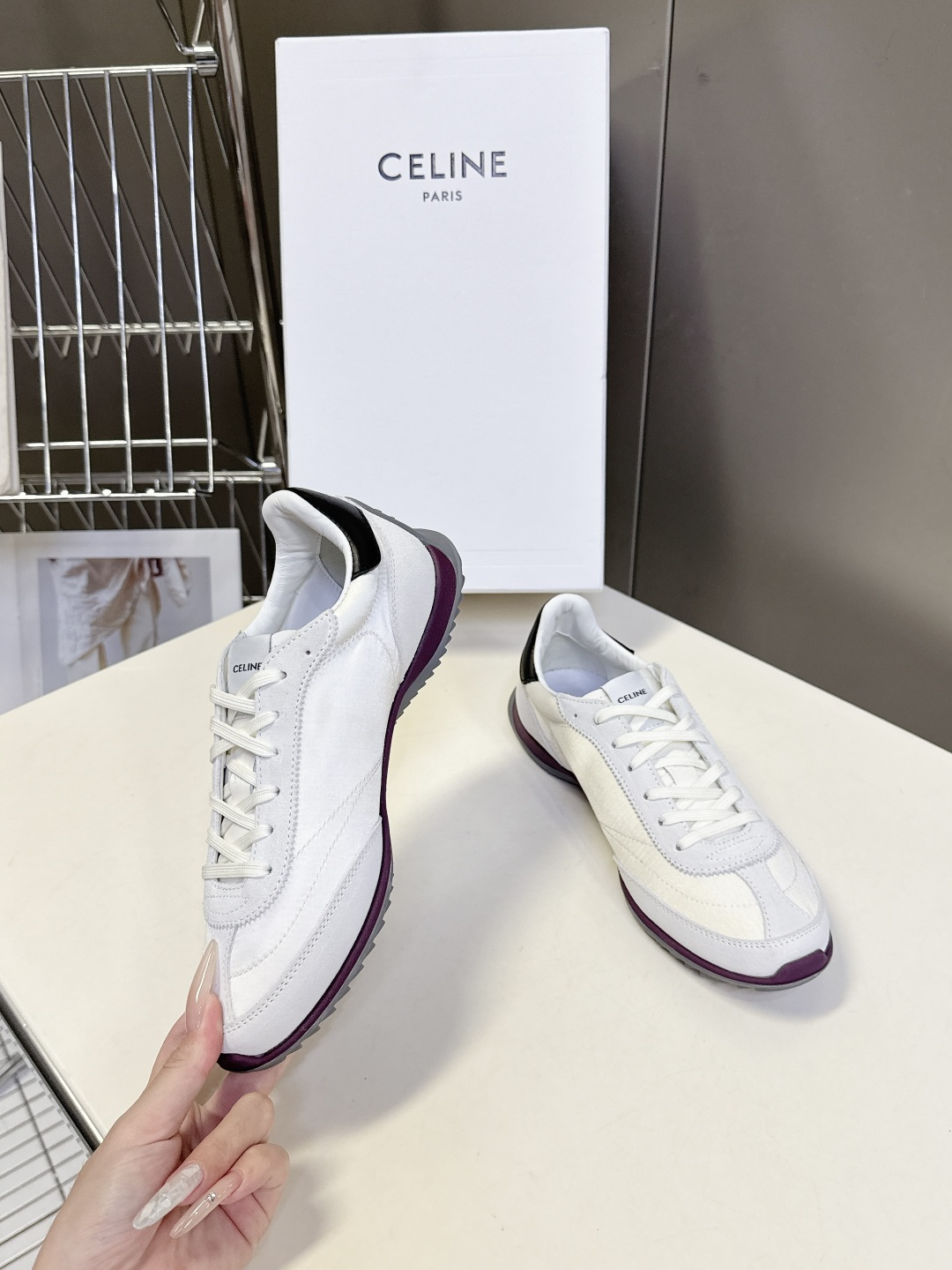 CELINE思琳春夏最新款Racer系列 阿甘鞋 运动鞋                                