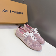 Louis Vuitton路易威登驴牌春夏Sneakerina系列 芭蕾运动鞋 德训鞋 平底鞋 原版三对购入开发完美复刻 Louis Vuitton路易威登驴牌春夏Sneakerina系列 芭蕾运动鞋 德训鞋 平底鞋 原版三对购入开发完美复刻