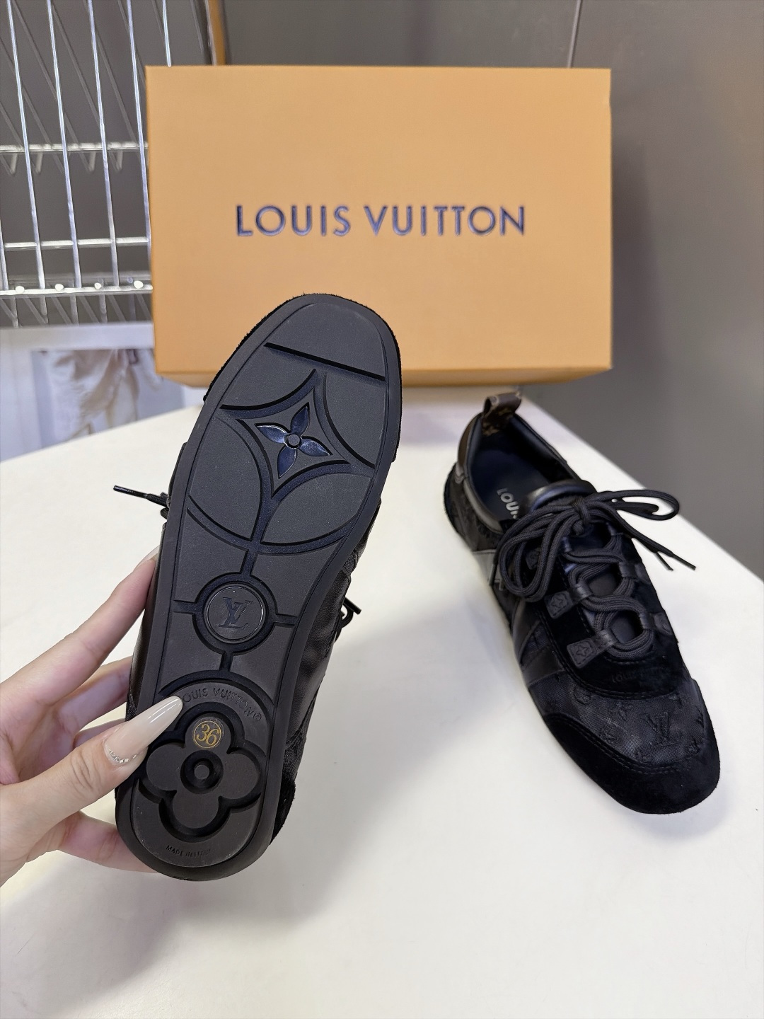Louis Vuitton路易威登驴牌春夏Sneakerina系列 芭蕾运动鞋 德训鞋 平底鞋 原版三对购入开发完美复刻