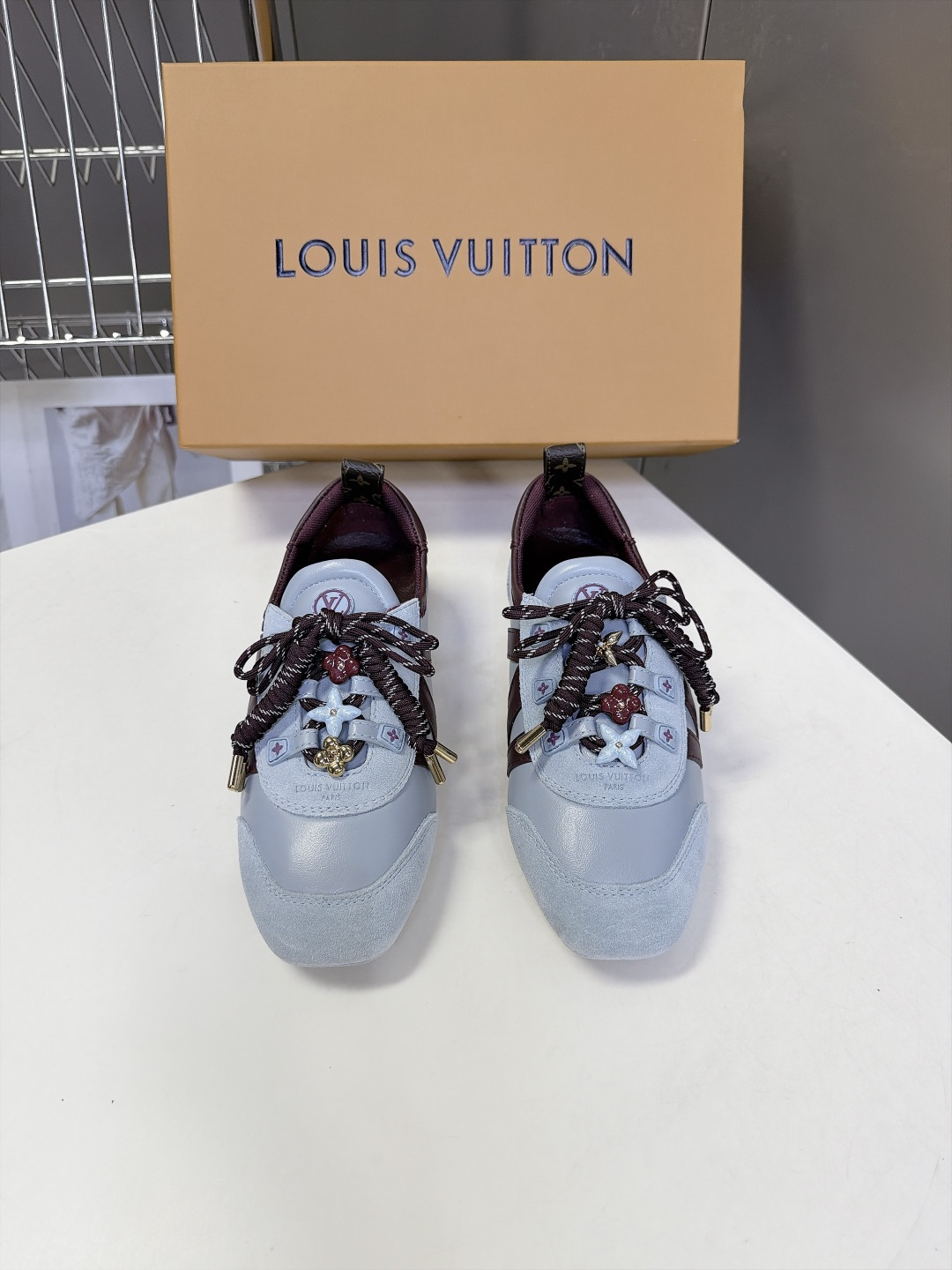 Louis Vuitton路易威登驴牌春夏Sneakerina系列 芭蕾运动鞋 德训鞋 平底鞋 原版三对购入开发完美复刻 Louis Vuitton路易威登驴牌春夏Sneakerina系列 芭蕾运动鞋 德训鞋 平底鞋 原版三对购入开发完美复刻