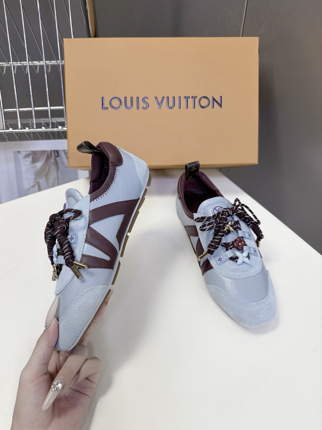 Louis Vuitton路易威登驴牌春夏Sneakerina系列 芭蕾运动鞋 德训鞋 平底鞋 原版三对购入开发完美复刻