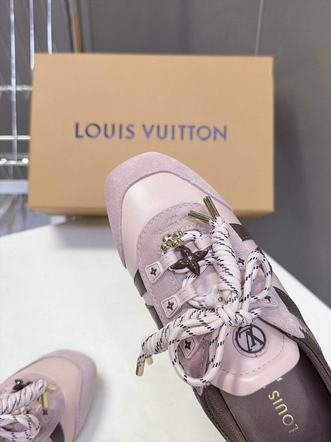 Louis Vuitton路易威登驴牌春夏Sneakerina系列 芭蕾运动鞋 德训鞋 平底鞋 原版三对购入开发完美复刻