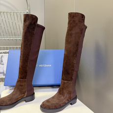 Stuart Weitzman秋冬最新款5050过膝长筒靴 杨幂同款经典SW大筒口过膝靴 靴口做了自然斜切弧度 不卡大腿 Stuart Weitzman秋冬最新款5050过膝长筒靴 杨幂同款经典SW大筒口过膝靴 靴口做了自然斜切弧度 不卡大腿