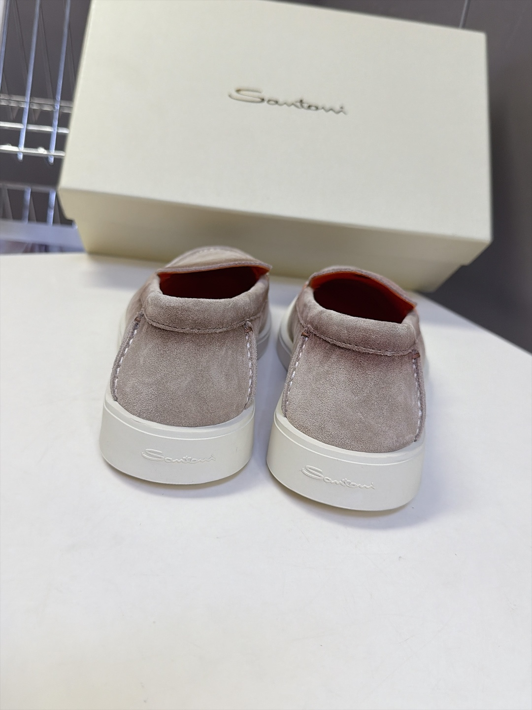 Santoni 圣东尼Easy系列老钱风乐福鞋 超多明星网红种草 意大利Santoni经典Easy休闲乐福鞋 标志性亮眼