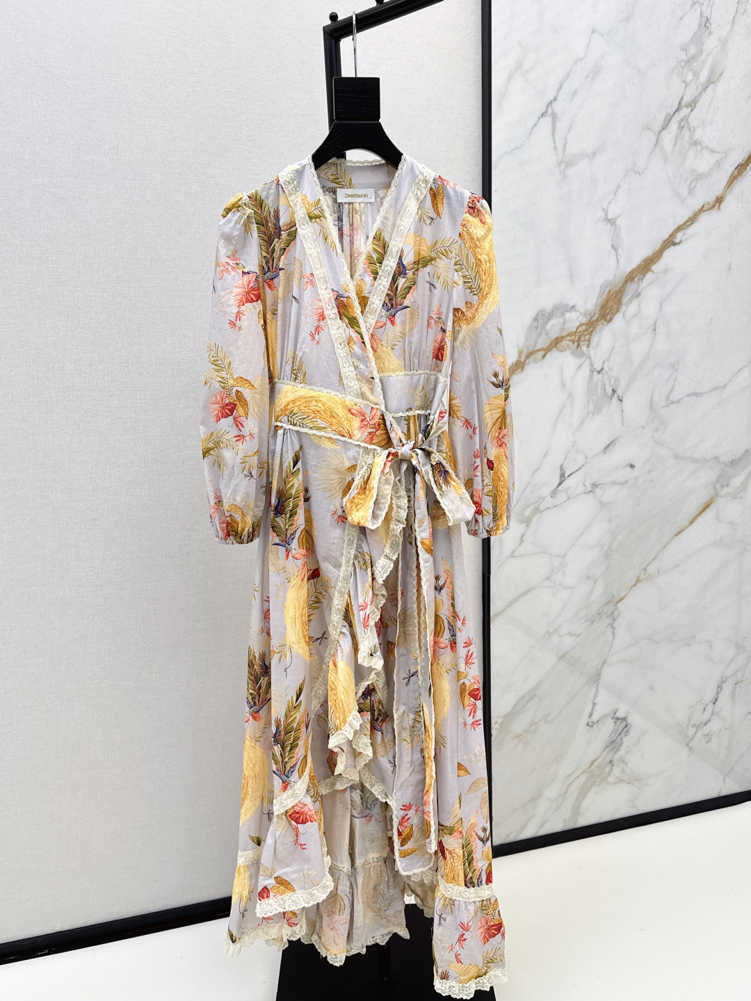 NO:428780,Exclusive first release Zimmen-M 25Ss———The latest spring and summer vacation style Wizard of Oz wrap dress with elegant and fresh vacation style Elegant pattern prints romantic and elegant white and rich beauty essentials Imported fabrics One-color spot sale smlxl, skirts, alexander wang19860909独家首发 Zimmen-M 25Ss———春夏最新款度假风绿野仙踪裹身连衣裙淡雅清新的度假风气息 优雅图案印花浪漫优雅的白富美必备单品 进口面料 一色现货发售smlxl,,skirts,alexander wang,Women's clothing