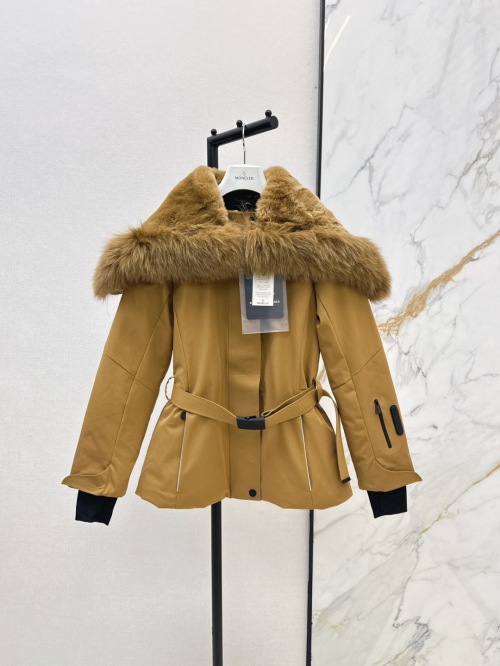 Moncler Women's Celac Short Puffer Jacket with Fur Collar - Stylish & Warm 1 Moncler Women's Celac Short Puffer Jacket with Fur Collar - Stylish & Warm