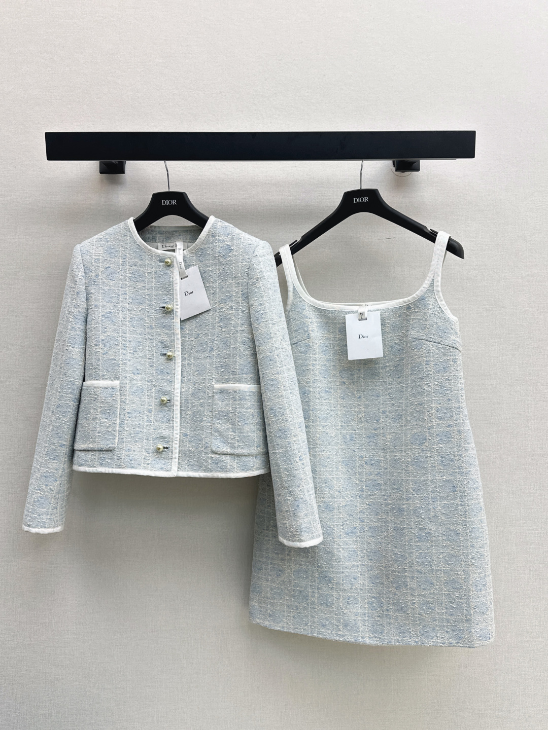 Miss D Limited Glacier Blue Houndstooth Classic Boxy Suit Jacket & Dress 2 cmp i1755766032448 5564 0 0