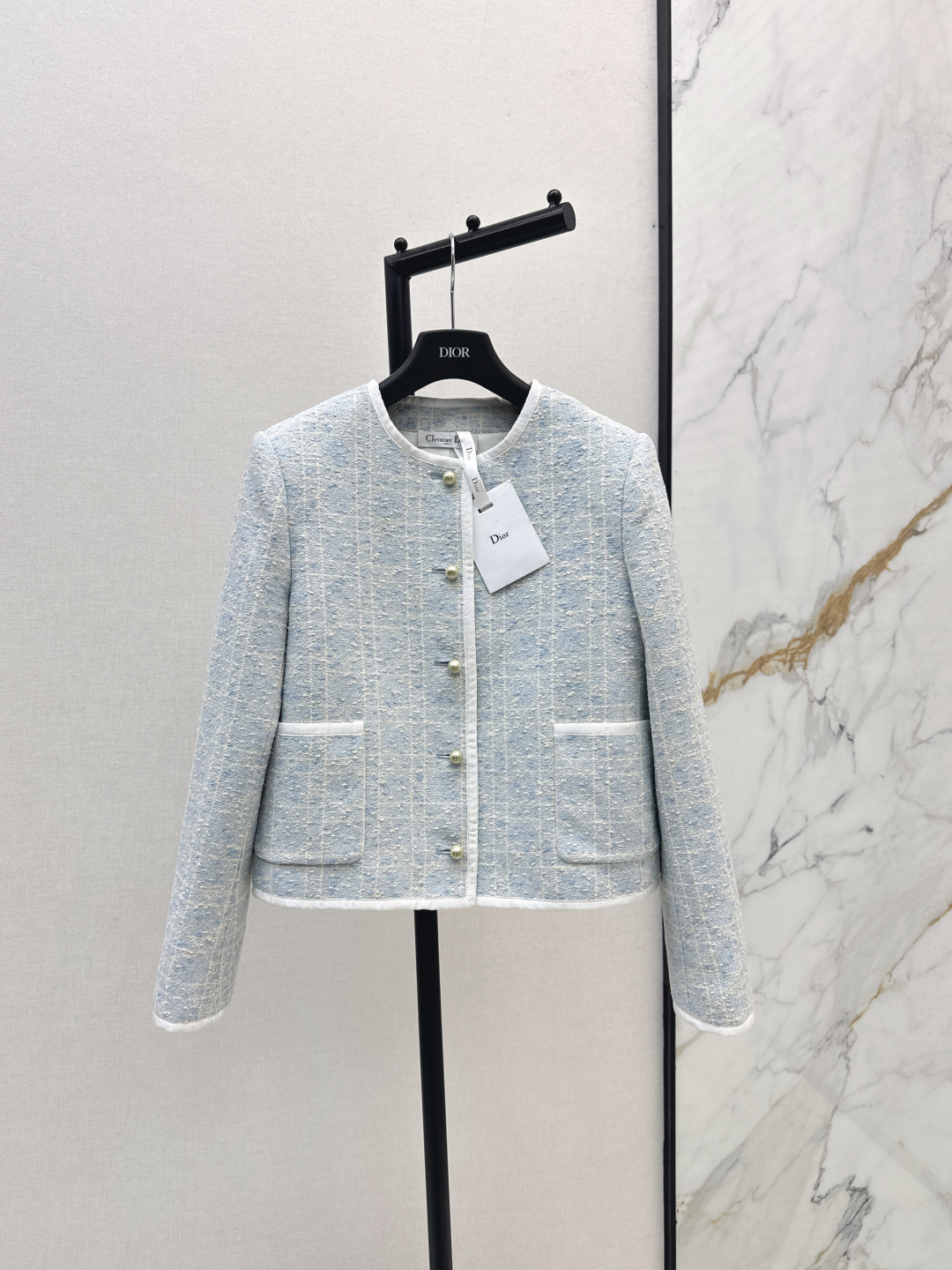 Miss D Limited Glacier Blue Houndstooth Classic Boxy Suit Jacket & Dress 3 cmp i1755766036662 2831 0 1