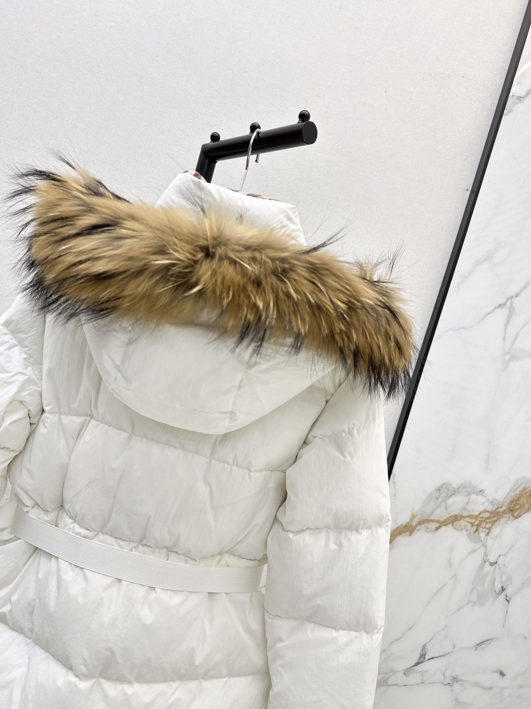 Burberry Women's Belted Hooded Down Puffer Jacket with Fur Trim 10 cmp i1755769297034 6710 0 8