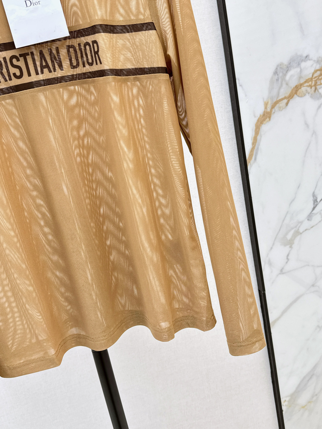 Dior Logo Print Mesh Long Sleeve Top - Elegant Autumn Style 7 cmp i1755990064017 1827 0 6