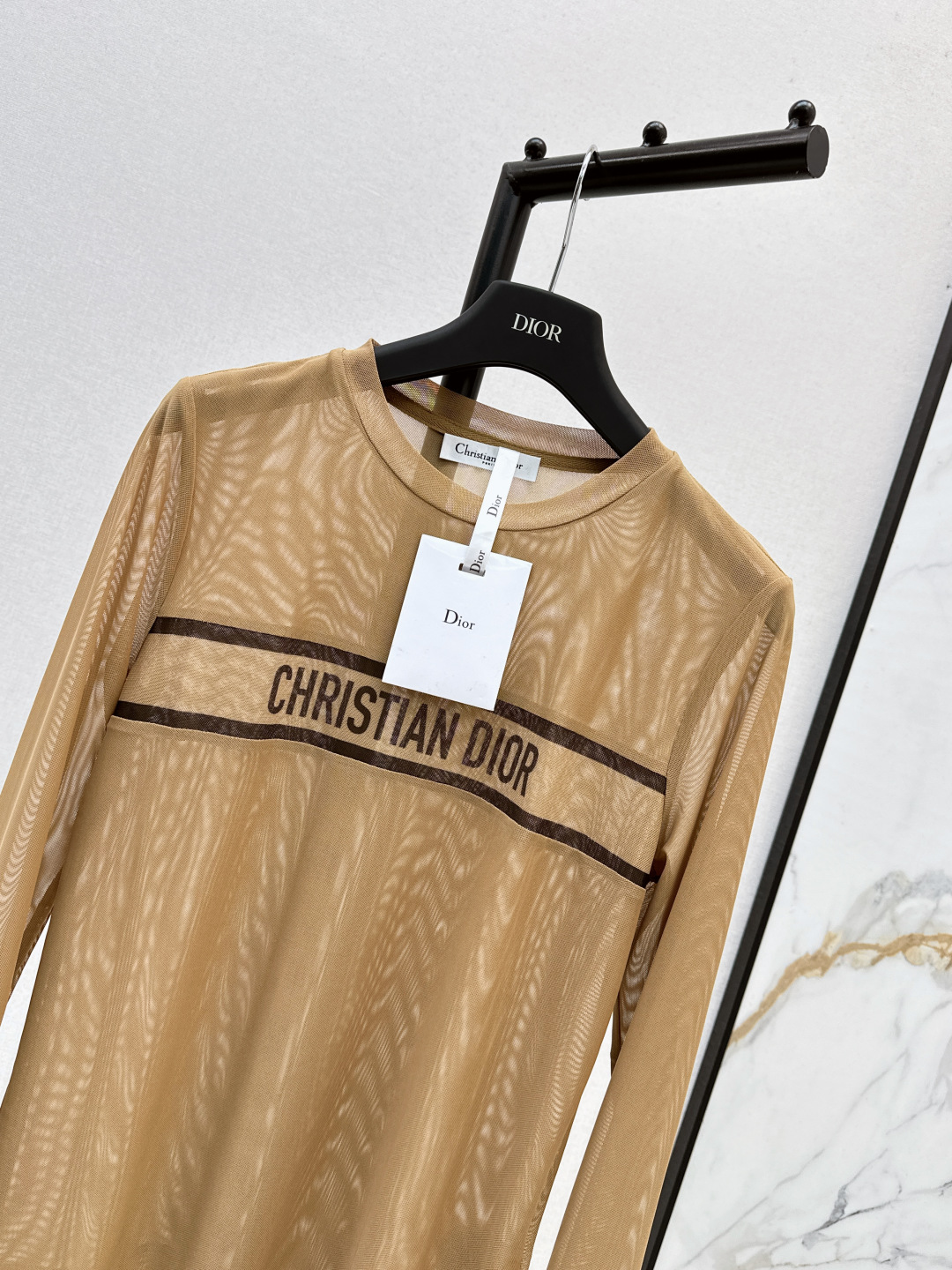 Dior Logo Print Mesh Long Sleeve Top - Elegant Autumn Style 3 cmp i1755990064027 3592 0 2