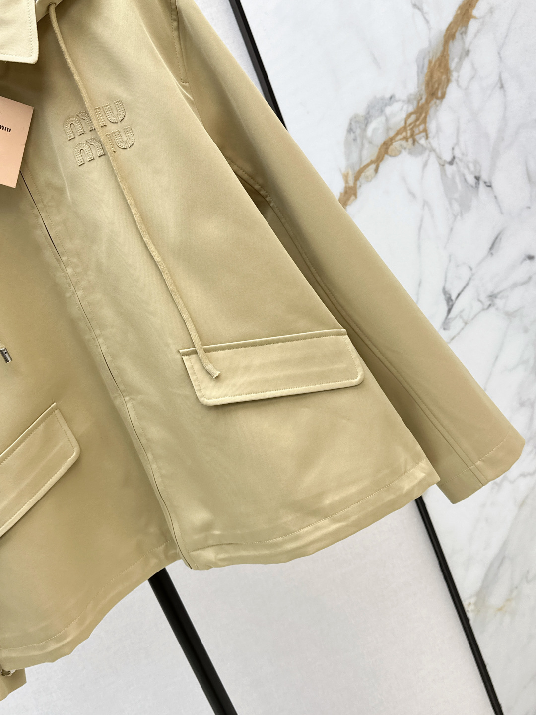 Miu Miu Hooded Drawstring Windbreaker Jacket - Stylish & Functional 5 cmp i1755990925299 2397 0 6