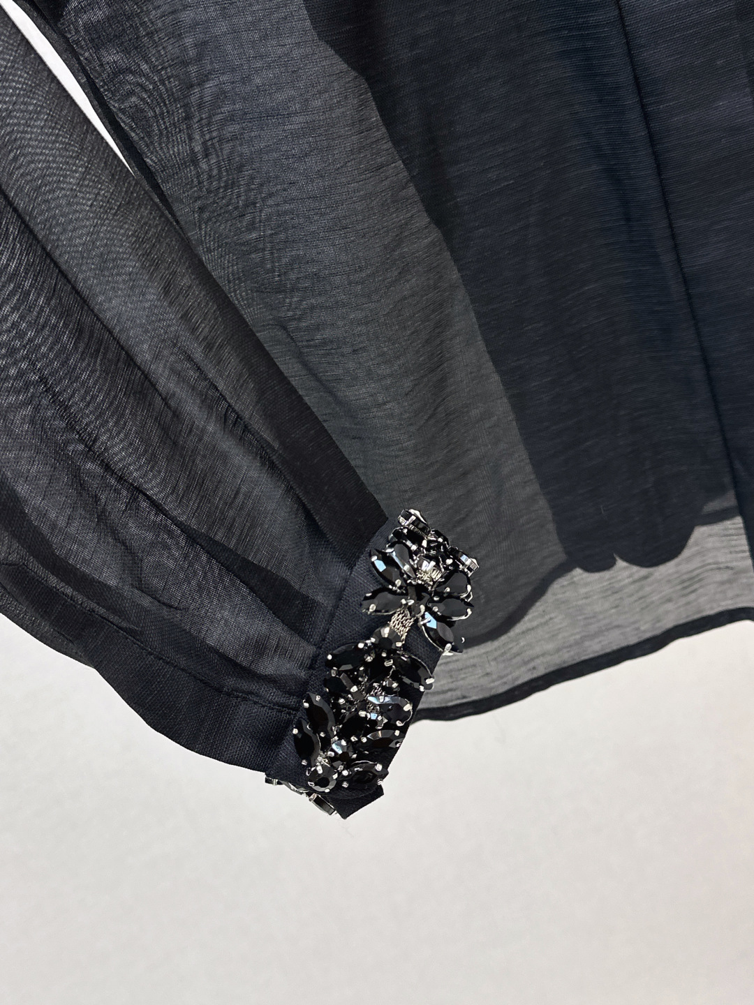 Elegant Beaded Collar Blouse and Ruffle Hem Skirt Set - Sophisticated Style 7 cmp i1755992375152 7005 0 6