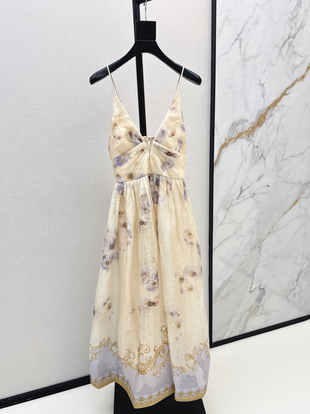 Zimmen-M Floral Print Maxi Slip Dress - Resort Style, Elegant, Bohemian 1 cmp i1755992842208 4687 0 0