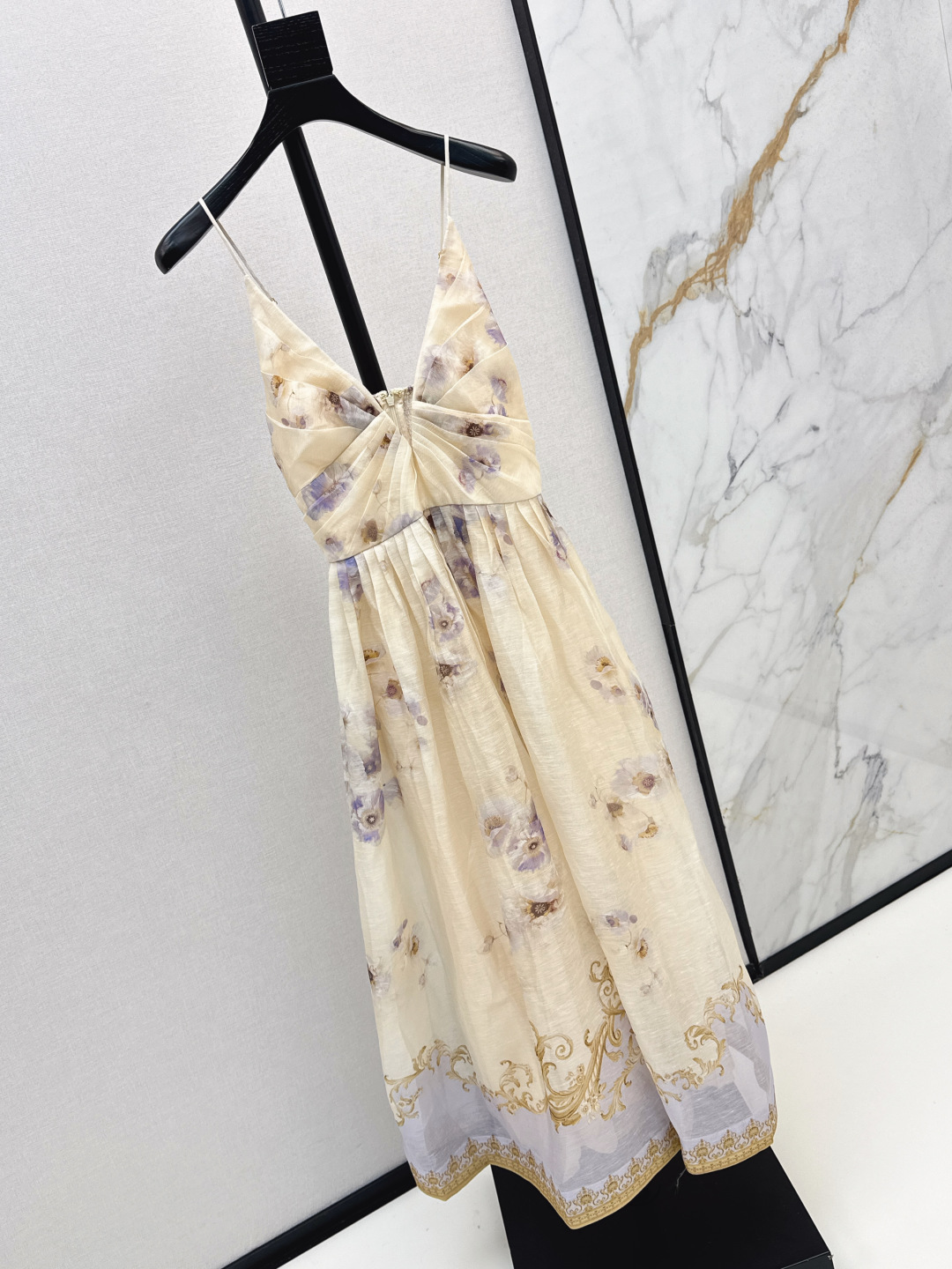 Zimmen-M Floral Print Maxi Slip Dress - Resort Style, Elegant, Bohemian 2 cmp i1755992850684 5462 0 1