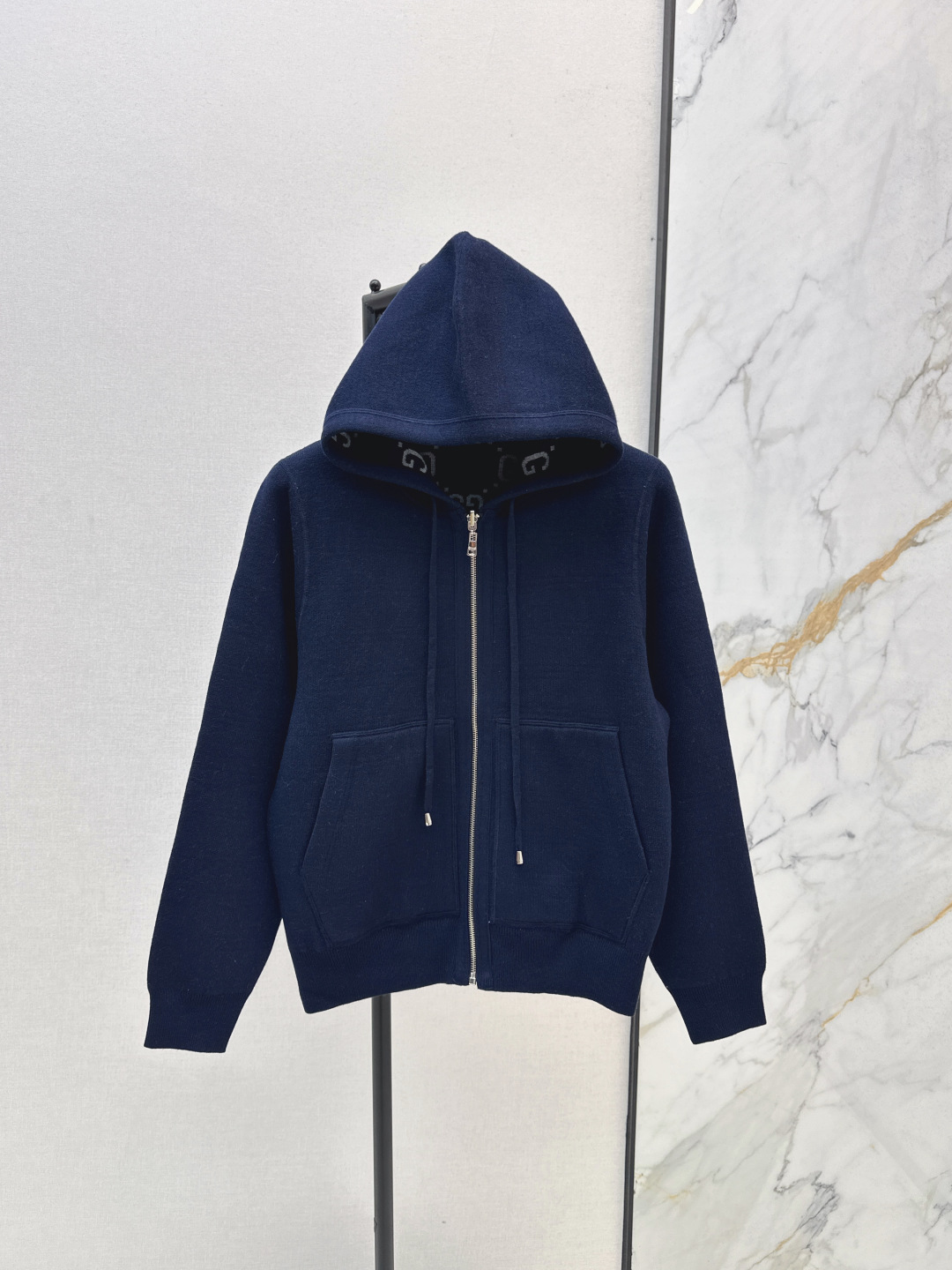 Gucci 25SS Double-Faced Wool Hoodie - Stylish & Elegant