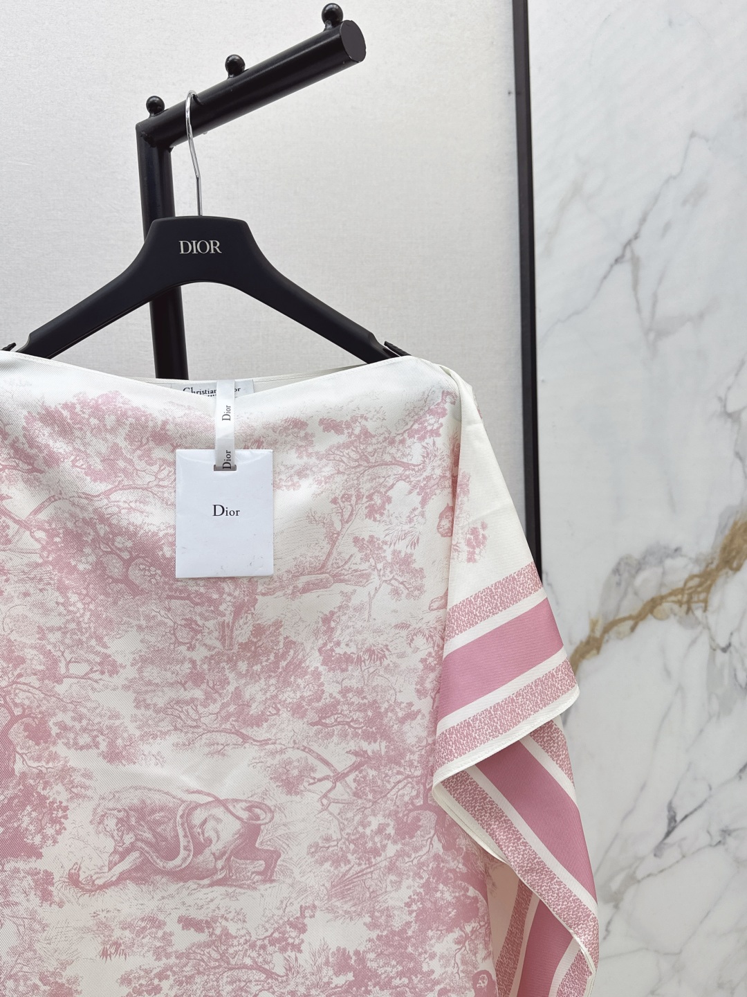 Dior 25SS Floral Silk Cape Dress - Romantic Resort Wear, Luxury Designer Style 5 cmp i1756373208260 8731 0 3