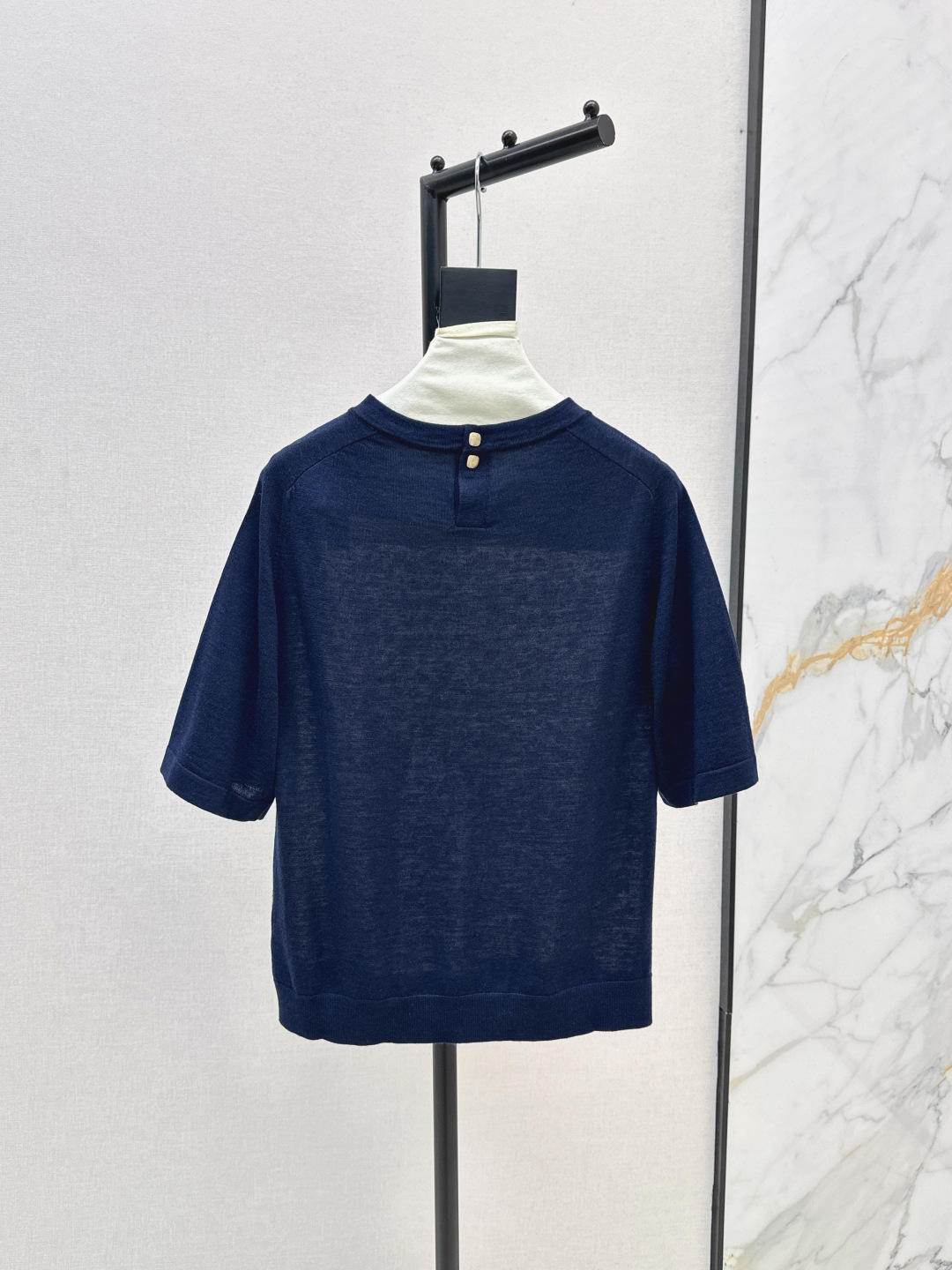 Elegant Floral Print Short Sleeve Sweater - Premium Women's Knit Top 9 cmp i1756374044215 30 0 7