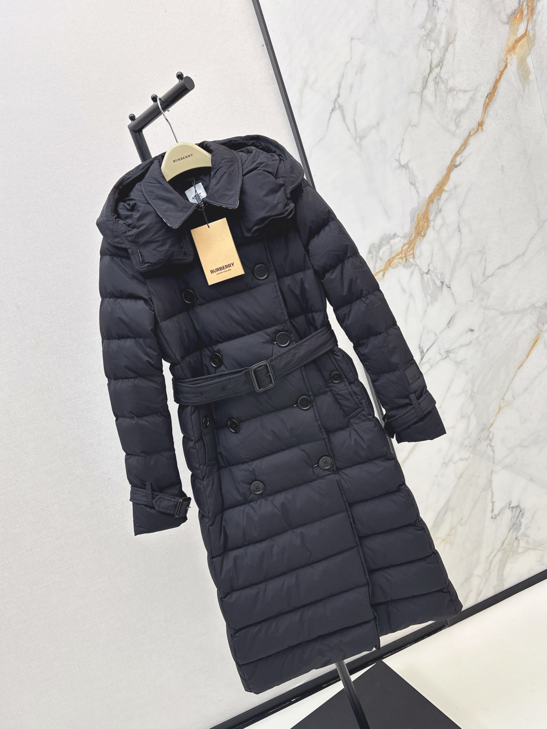 Burberry Women's Double-Breasted Hooded Long Down Puffer Coat Jacket 3 cmp i1756375522732 3445 0 1