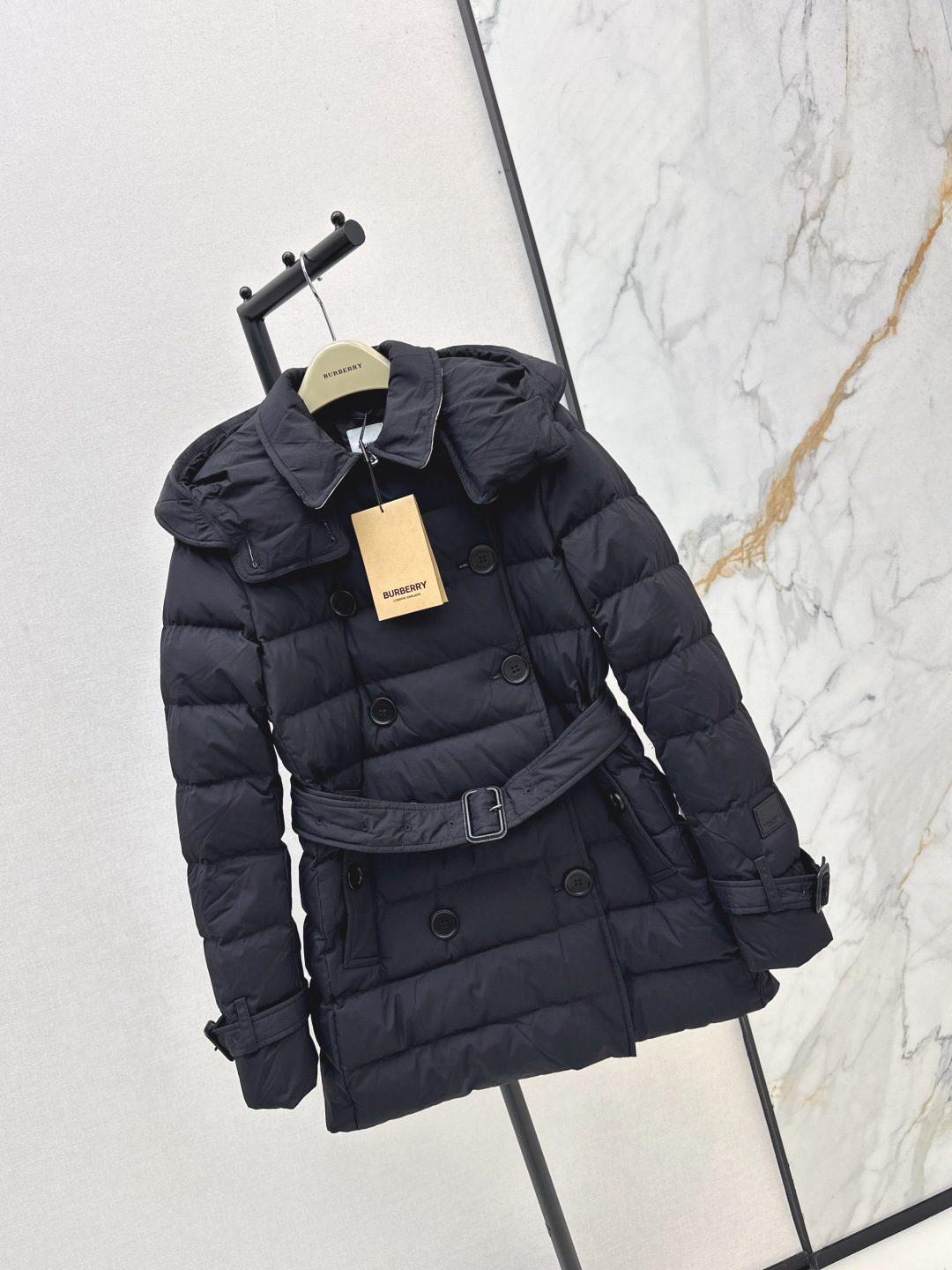 Burberry Women's Double-Breasted Hooded Down Puffer Jacket Outerwear 4 cmp i1756375864216 2410 0 2
