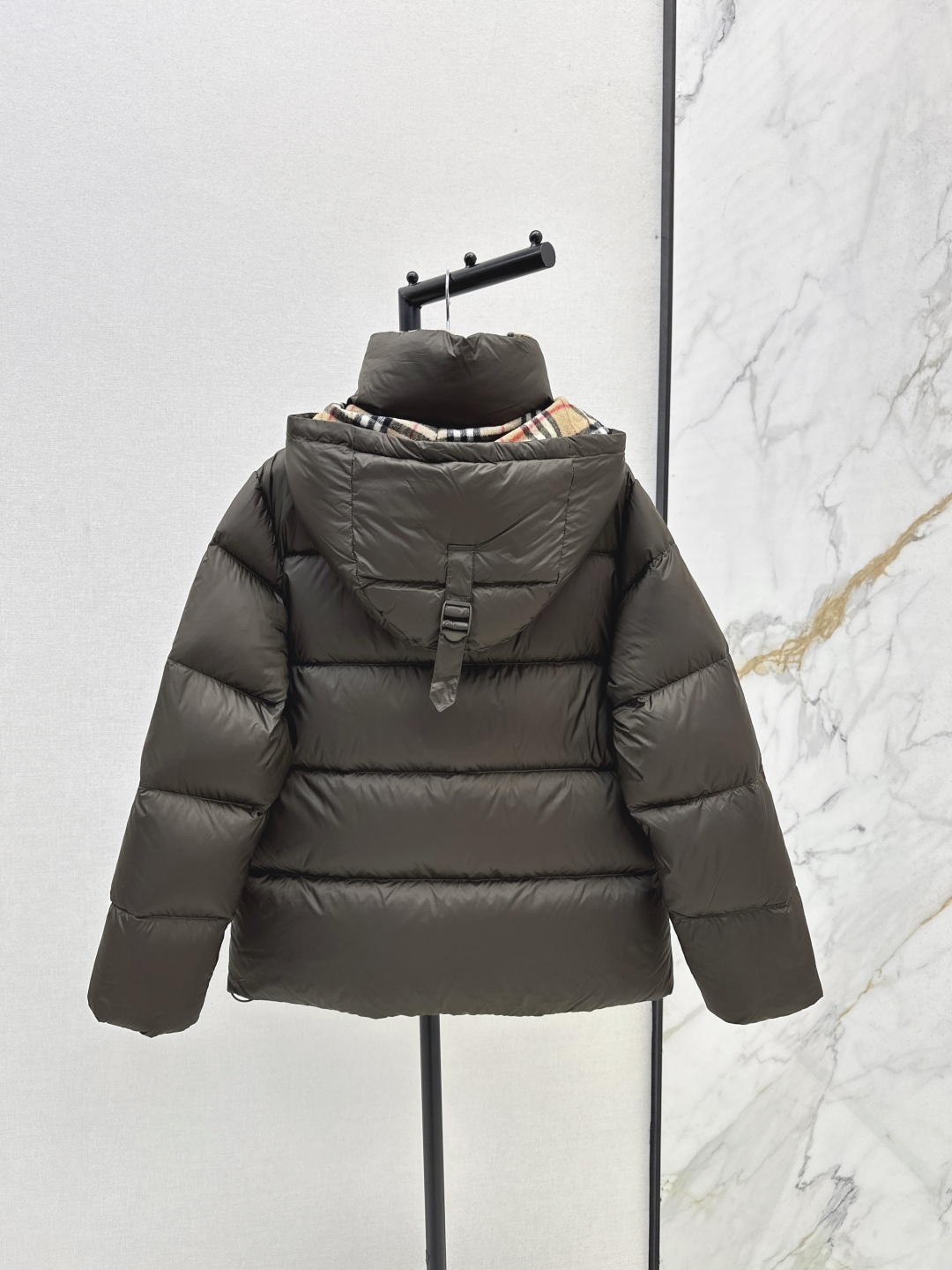 Burberry Women's Hooded Puffer Jacket Goose Down Filled H-Line Coat 9 cmp i1756377072896 2240 0 7