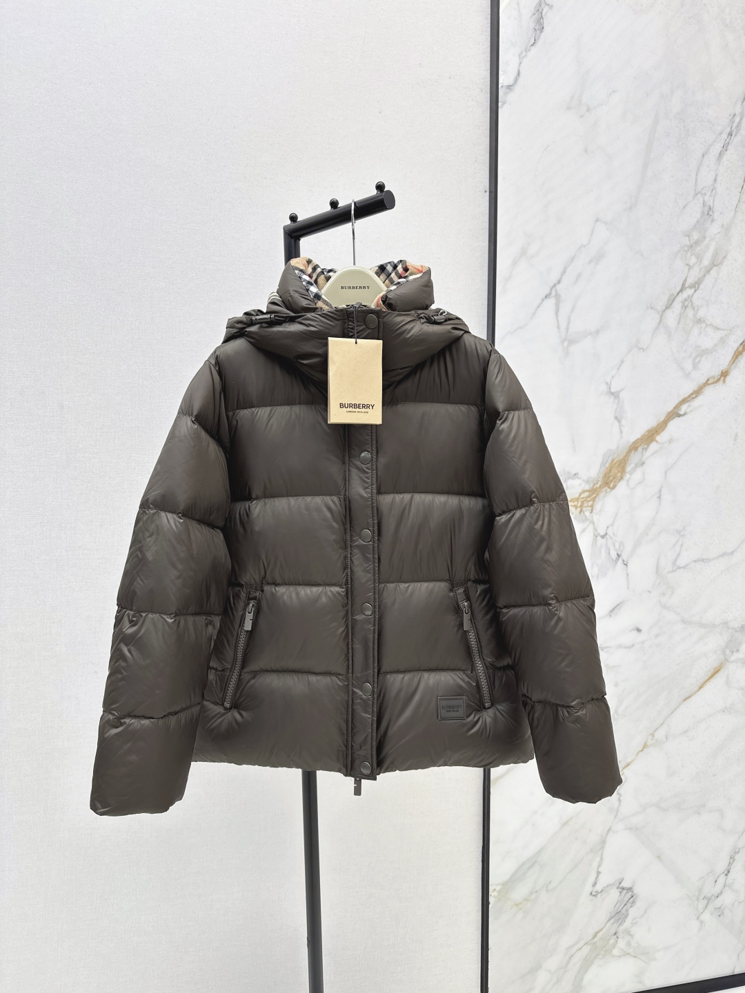 Burberry Women's Hooded Puffer Jacket Goose Down Filled H-Line Coat 3 cmp i1756377076590 3910 0 1