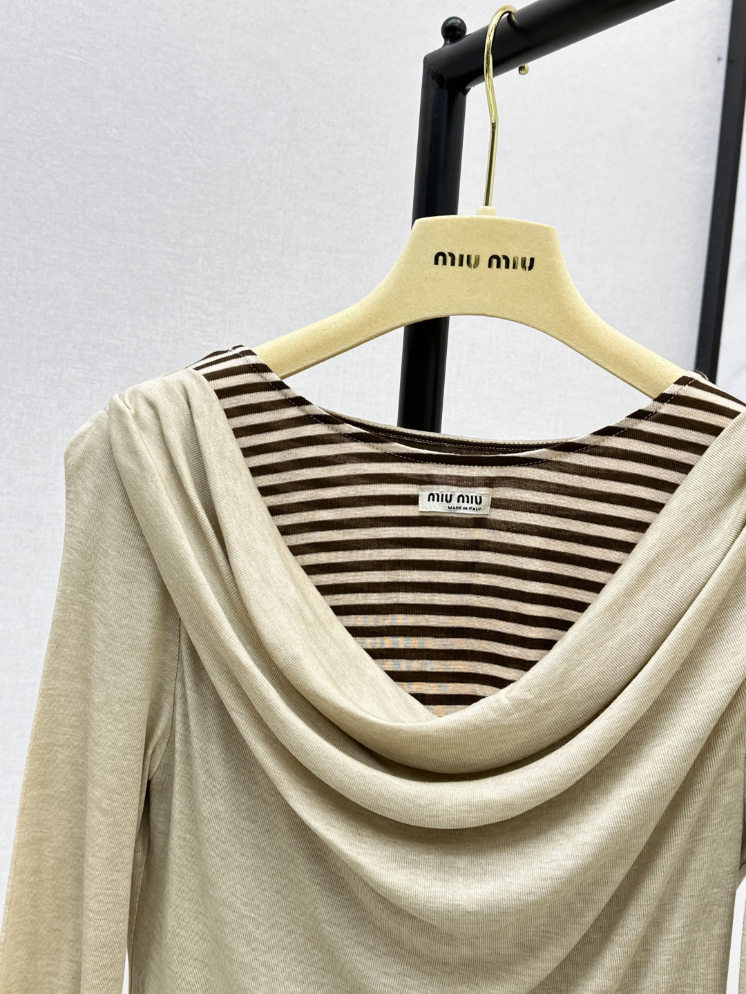 Miu Miu Striped Layered-Look Long Sleeve Top 6 cmp i1756463995200 4880 0 4