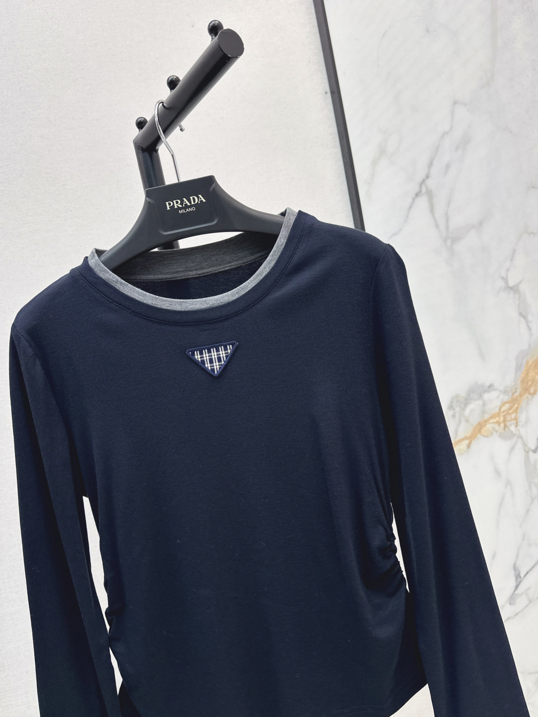 Prada Women's Long Sleeve T-Shirt Slim Fit Lightweight Cotton Blend 4 cmp i1756464231137 7589 0 2