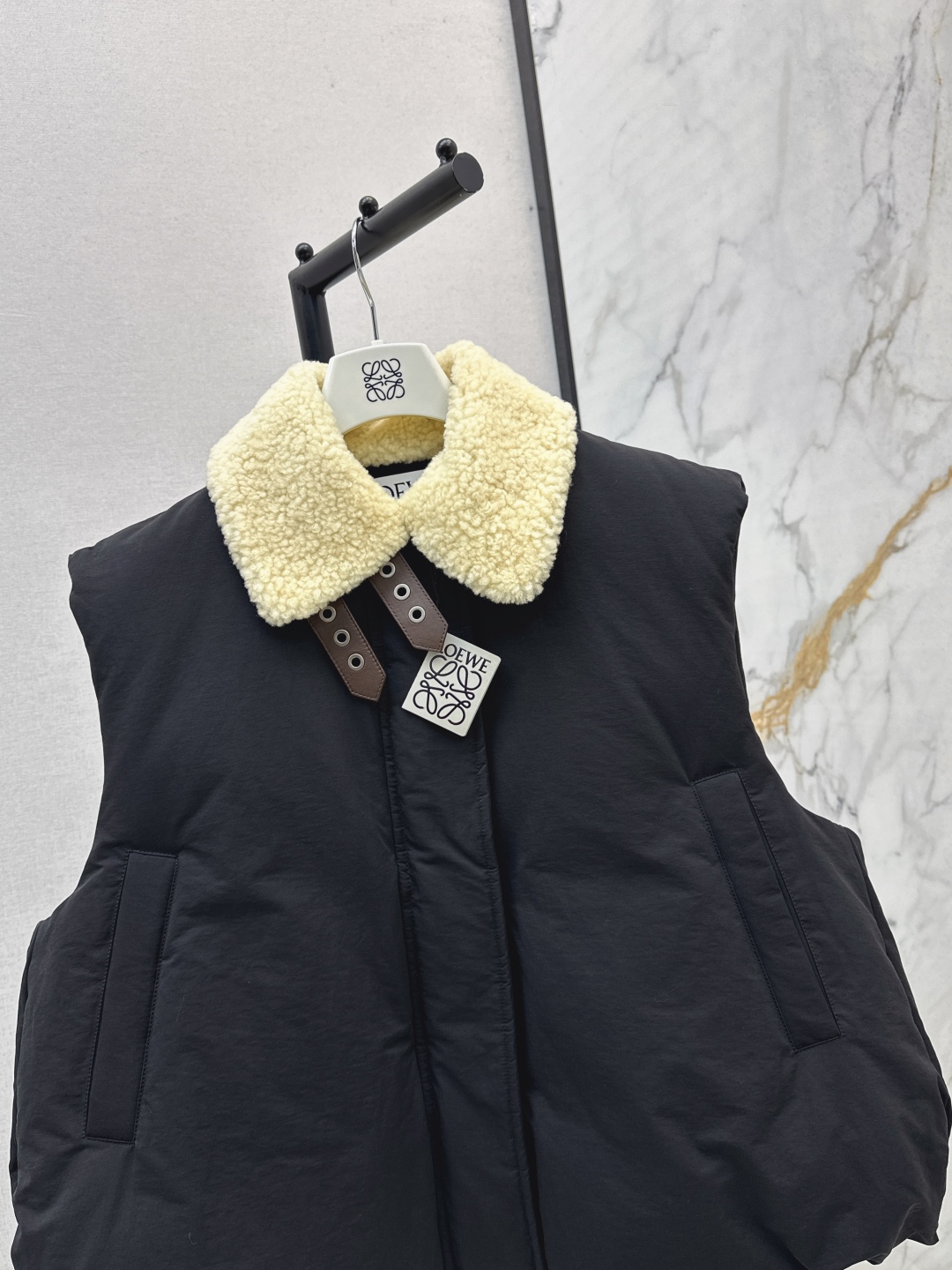 Loewe Women's Down Vest with Shearling Collar - Stylish & Warm 4 cmp i1756466590255 2783 0 2