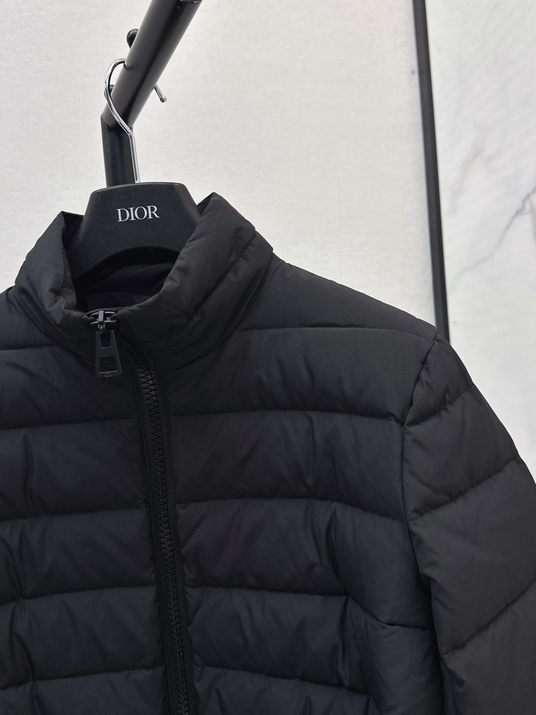 Dior Women's Black Down Jacket Stand Collar Slim Waist Winter Coat 5 cmp i1756469548027 3353 0 4