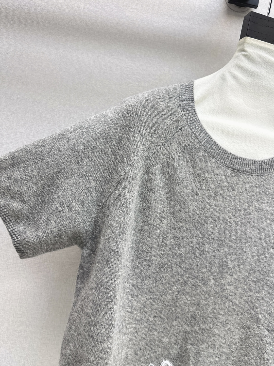 Elegant Lace Trim Wool Blend Sweater for Women - Short Sleeve, Stylish Design 6 cmp i1756522784894 1900 0 4