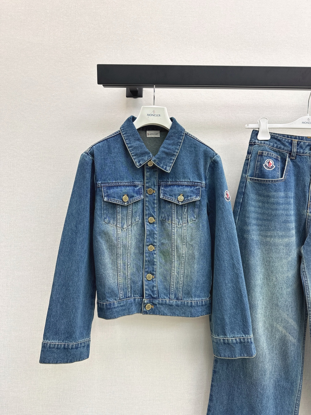Moncler Women's Denim Jacket and Jeans Set - Vintage Wash, Relaxed Fit 3 cmp i1756526592935 9445 0 1