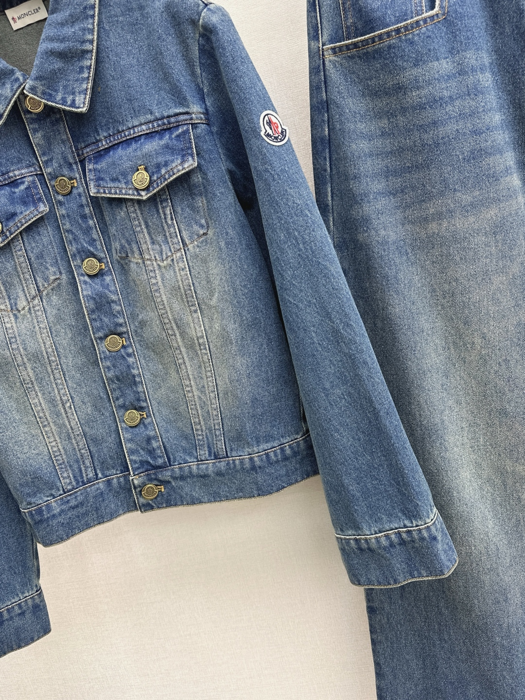 Moncler Women's Denim Jacket and Jeans Set - Vintage Wash, Relaxed Fit 7 cmp i1756526594697 8960 0 5
