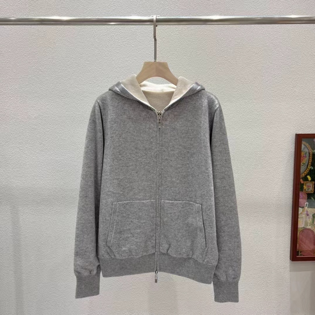 Women's Double-Faced Cashmere Hooded Cardigan - Soft, Comfortable, and Stylish 2 cmp i1756603417064 4839 0 0