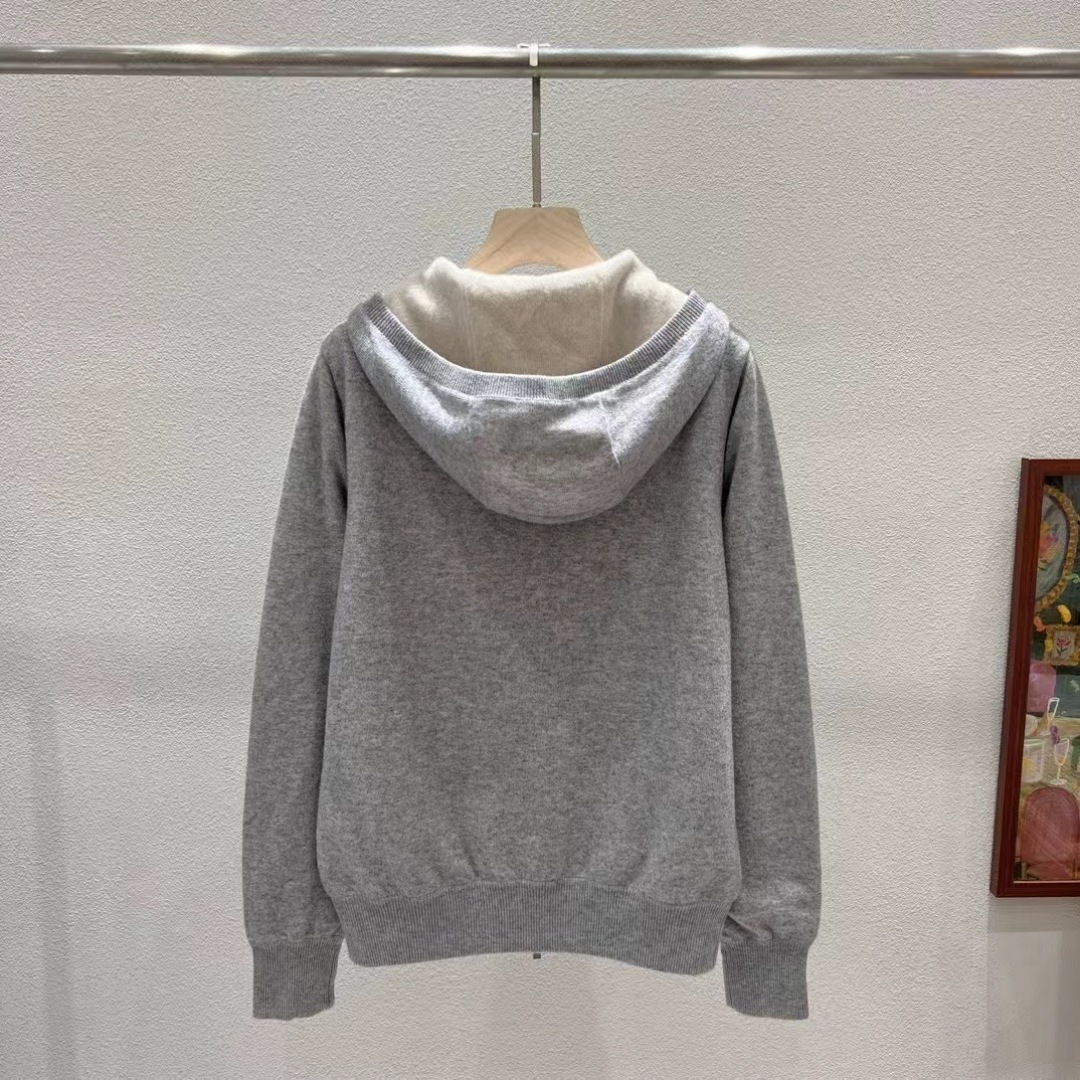 Women's Double-Faced Cashmere Hooded Cardigan - Soft, Comfortable, and Stylish 3 cmp i1756603418602 6680 0 1