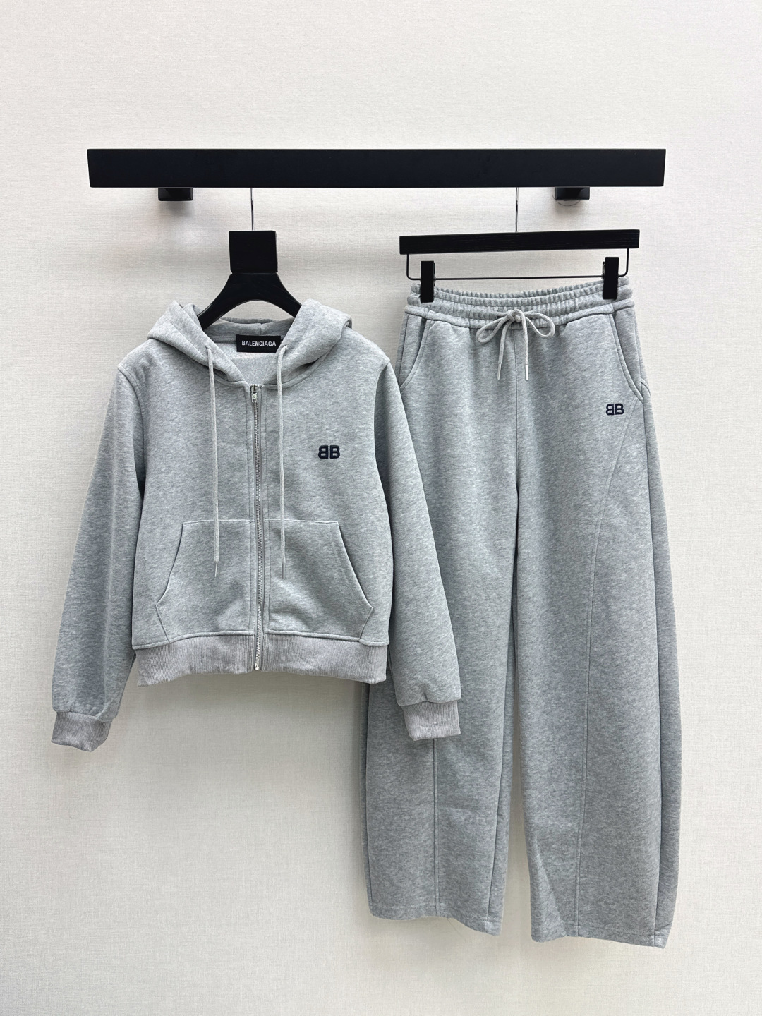 Ensemble de survêtement décontracté à capuche Balenciaga pour femmes Automne-Hiver