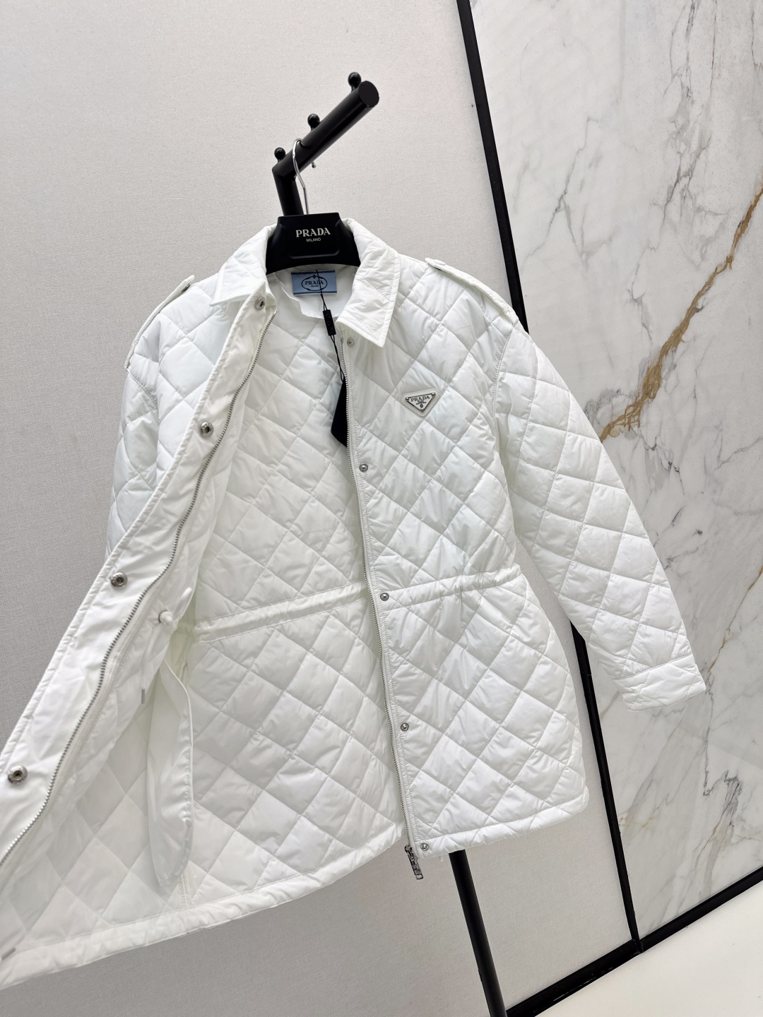 Prada Quilted Padded Jacket - Stylish Drawstring Waist Coat 9 cmp i1756620328899 5635 0 7
