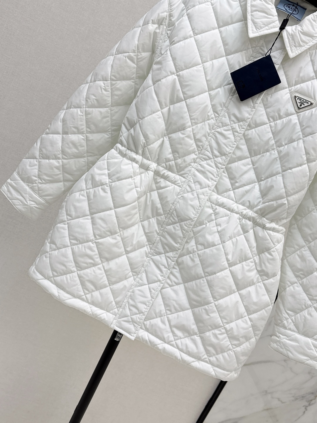 Prada Quilted Padded Jacket - Stylish Drawstring Waist Coat 7 cmp i1756620333475 3978 0 5