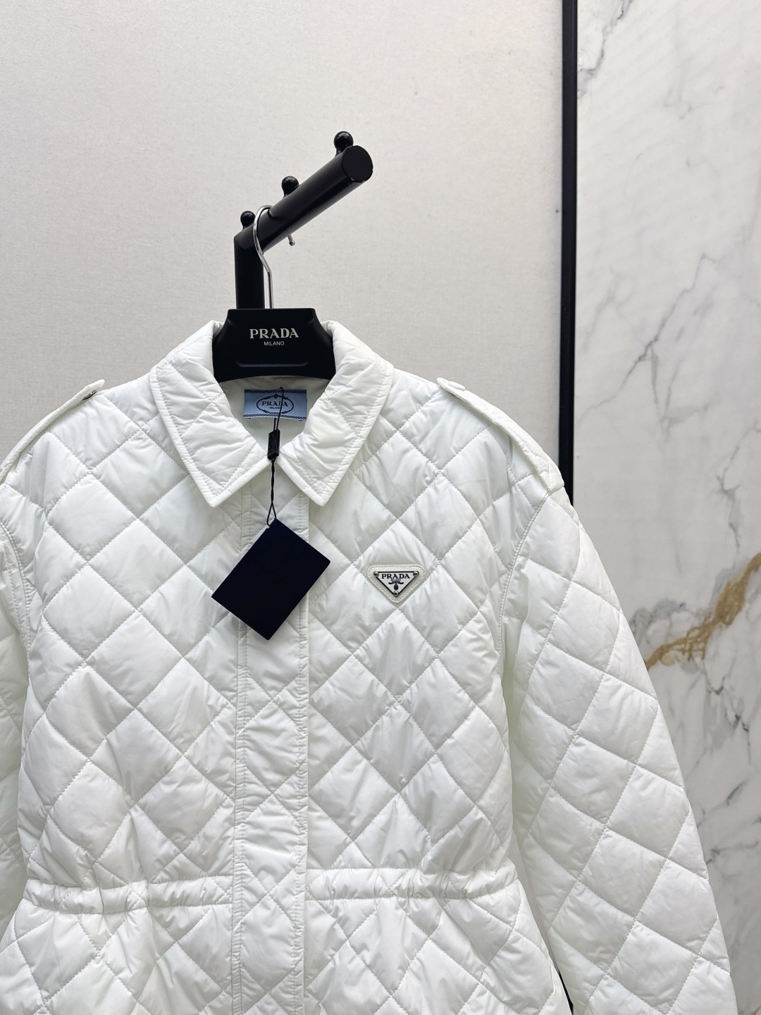 Prada Quilted Padded Jacket - Stylish Drawstring Waist Coat 5 cmp i1756620333479 7378 0 3