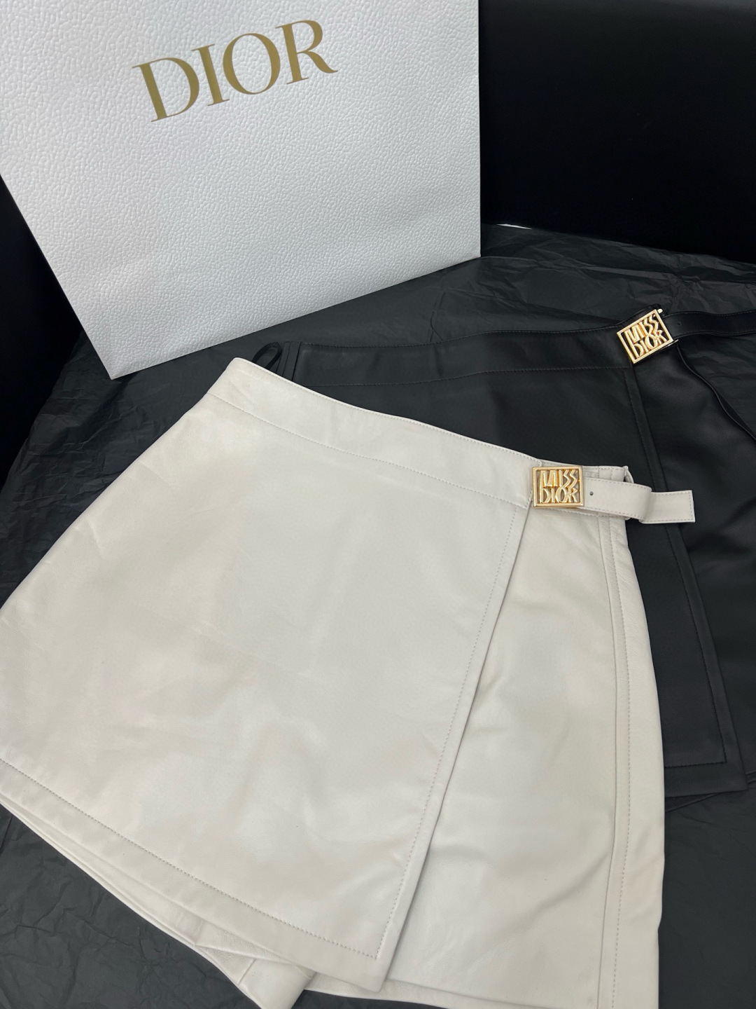 Dior Lambskin Leather Skirt with Crossover Design and Anti-Exposure Feature 7 cmp i1756699617390 1020 0 0