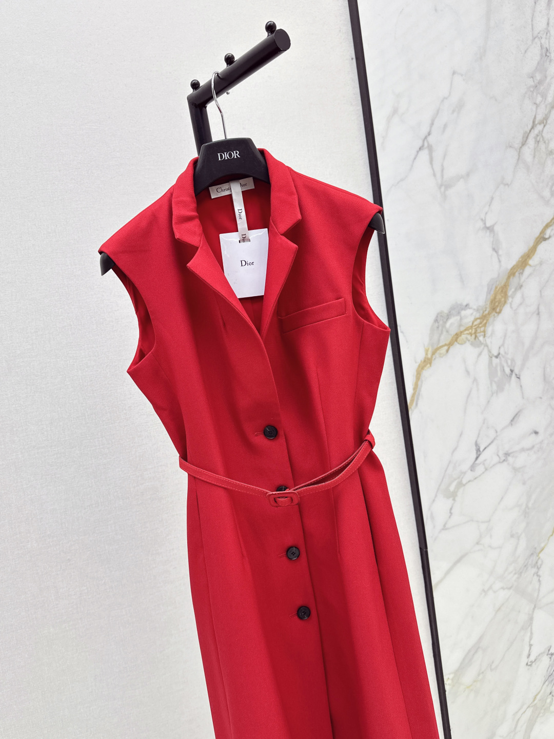 Dior Sleeveless Blazer Dress with Belt - Autumn Collection - Slim Fit 4 cmp i1756709831442 7272 0 2