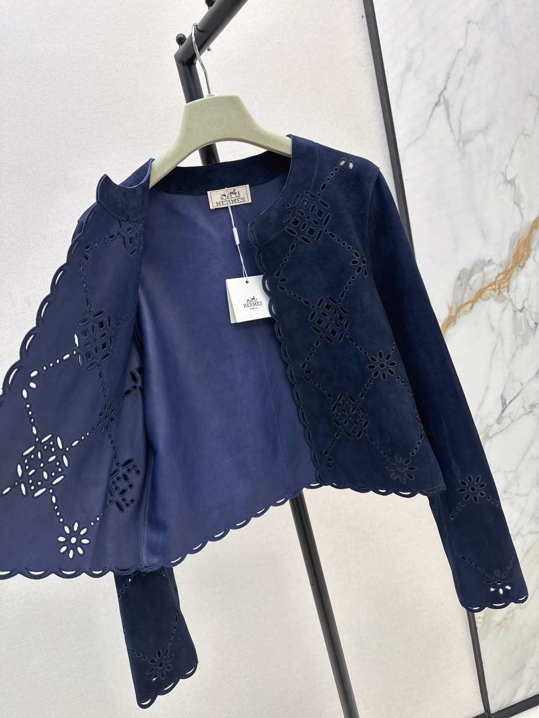 Hermès Women's Suede Lambskin Jacket - Heavy Embroidery, Chic Design 8 cmp i1756710804131 1521 0 6