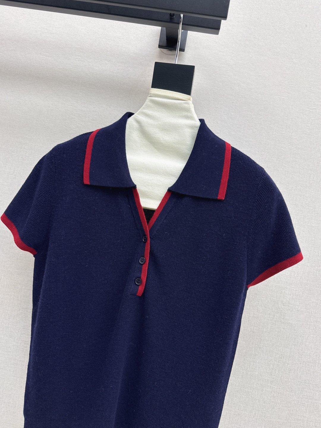 Stylish Polo Collar Short Sleeve Sweater - Chic and Flattering Design 4 cmp i1756715177384 8950 0 2