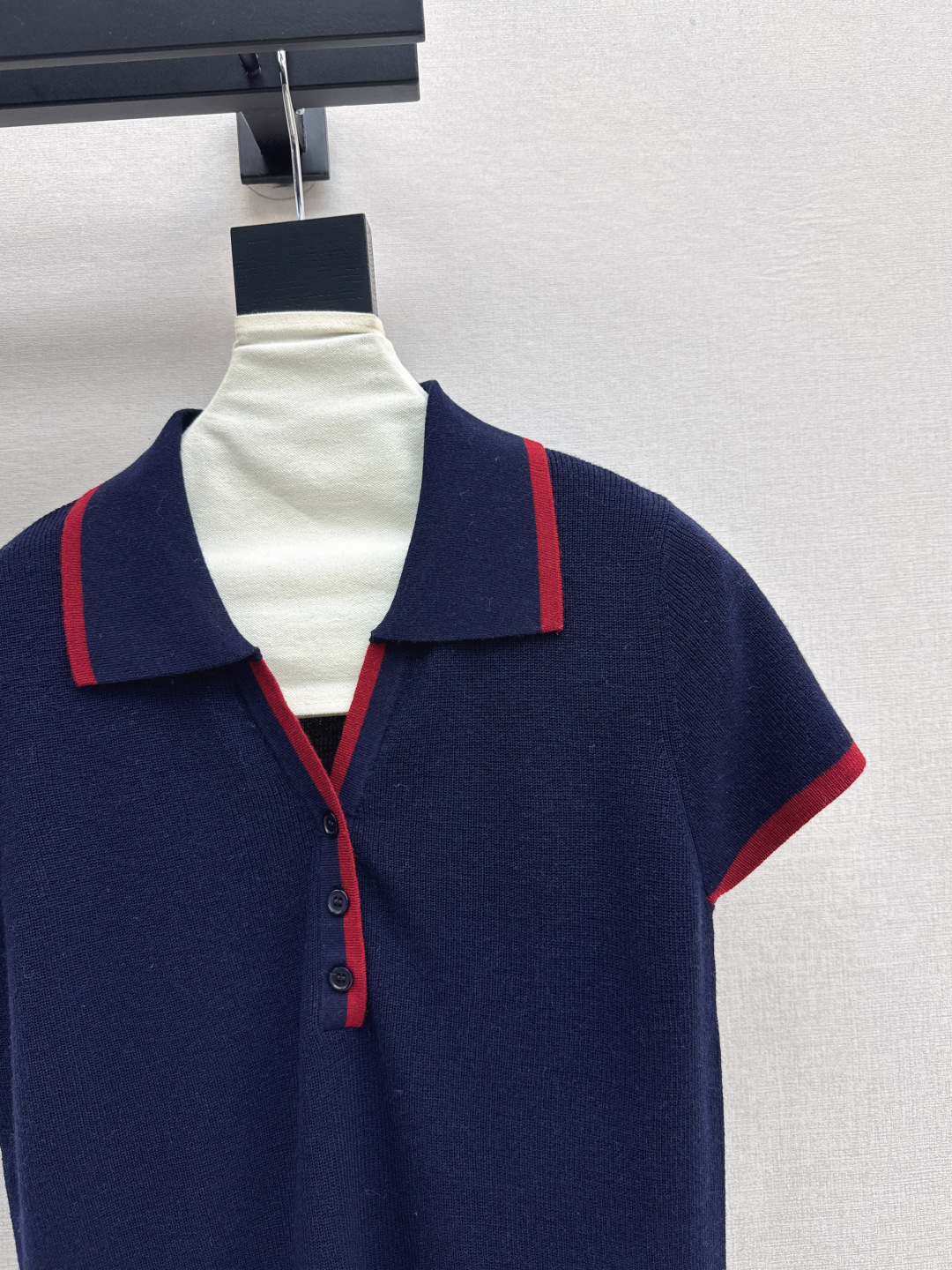 Stylish Polo Collar Short Sleeve Sweater - Chic and Flattering Design 5 cmp i1756715177394 4812 0 3